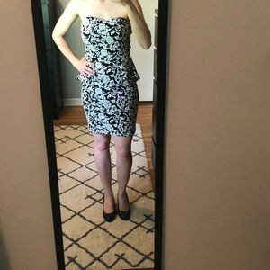 Bailey Blue Peplum Dress